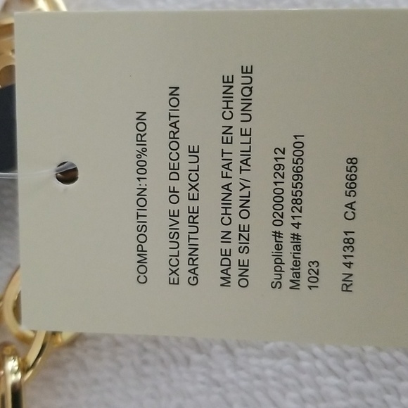 New Ralph Lauren Logo Chain Belt - Picture 6 of 8